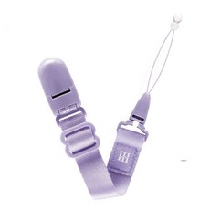 小獅王 Simba 安撫奶嘴鏈, 蘊蜜_紫芙, 1個