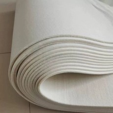 양모 펠트 패드 공예 바느질 키트 서예, 1개, 흰색5mm 1.5x3m