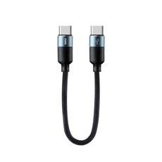 rozet CtoC케이블 초고속충전 C타입 20Cm RX-7720, 1개, 블랙, 200mm 1개, 블랙, 200mm