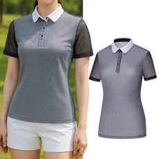 콜핑 여성 하이쿨 메쉬 등산 반팔 카리 티셔츠 KSC484ST4W