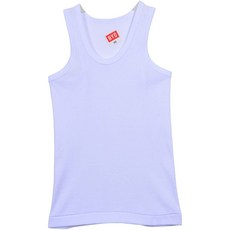 남자민소매 멋스럽고 편안한 핏감 백색 남아동 런닝