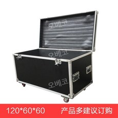 방송장비케이스 알루미늄상자 음향박스 촬영용 하드, 120x60x60(4인치 휠), 1개