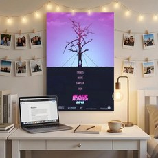 클래식 영화 러너 포스터 벽 데칼 떼어내고 붙이기 프린트 방수 홈 데코, 19. White9