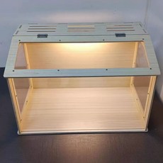 피그미다람쥐용품 햄케이지 사육장 카툰형 필요 70x40x40cm 조립 투명, 1개, F. 투명 경사 80x40x40