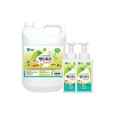 버블윅 대용량 핸드워시 청포도 4L+500ml증정 2개 손세정제, 4L