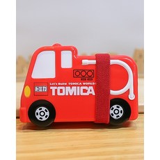 토미카 다이컷 1단 밴드 도시락 (소방차), 1개, 레드