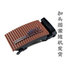 皮帶頭 單獨扣頭 自動扣 帆布尼龍腰帶扣 男士腰帶配件, 棕色, 1個