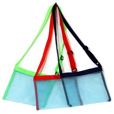 다용도 체험가방 유아야외체험학습 매쉬크로스백 숲체험 갯벌체험 농장체험 네트백 그물가방