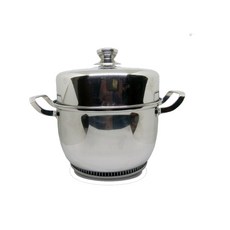 GS MALL 304不銹鋼節能速熱蒸鍋 24cm, 1個