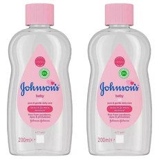 존슨즈베이비 오일, 200ml, 2개