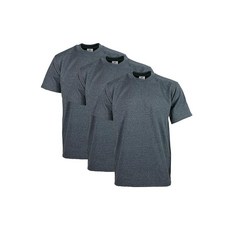 Pro Club 남성용 3팩 고중량 면 반소매 크루넥 티셔츠 화이트. M