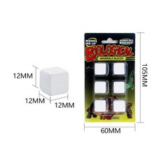 거북이 미네랄 블록 칼슘 블록 칼슘 흡수 거북이 느린 보충용 6개 수생동물용 부족 칼슘 보충제, White