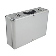 鋁合金工具箱 46x32x14.5cm 可開立發票 密封性佳, 白銀色, 1層