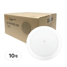 닥터룩스 꼭지 LED 직부등 15W 원형 주광색 현관 베란다, 10개