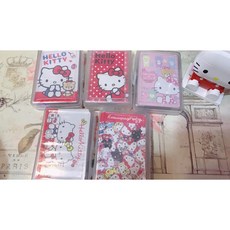 Hello Kitty小熊 撲克牌 娛樂玩具 硬殼盒裝收納 2組隨機, 1個