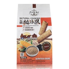 琦順 五寶糙米果 自然原味 營養豐富, 180g, 1個