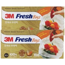 쓰리엠 후레쉬백 미니, 소(S), 100개입, 2개