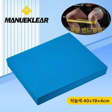 매트 운동 짐 홈트 스트레칭 다이어트, 1개, 하늘색 40cmx19cmx40mm