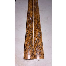 梅鹿竹精品扇料 蠟底白花滿花 尺寸長33釐米寬2.5釐米, 如圖所示, 1個