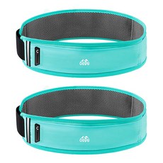 모노치 포러너 플립벨트 벨크로 러닝벨트, 2개, 민트