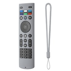 XRT140 TV 컨트롤러 케이스 보호와 호환되는 실리콘 슬리브 쉽게 접근 가능, Gray