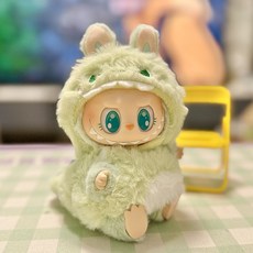 라부부 인형옷 팝마트 Labubu 인형 의상세트 (인형 미포함) MD024, 그린 공룡