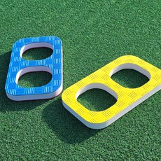 2인3각 이인삼각 게임 행사 용품 체육대회 도구 소품, 레드블루