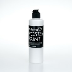 칼라리코 포스터 페인트 템페라 물감 250ml 1색 흰색 화이트, 1개