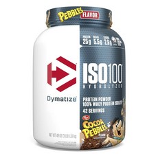 Dymatize ISO100乳清蛋白粉 可可脆片口味, 1罐, 1.37kg