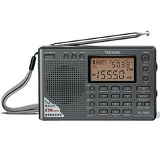 TECSUN PL-380 DSP FM 스테레오. MW. SW. LW. 월드 밴드 PLL 라디오 수신기 LCD 디스플레이 ETM 기능 추가