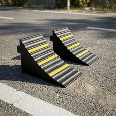 자동차 안전 고임목 특대형, 블랙, 2개