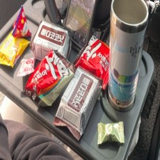 꿀이맘쓰리 핸들거치형 자동차식탁 핸들테이블