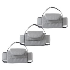 셀링랩 유모차보조가방, 3개, 그레이