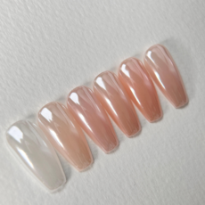 네일앤모어 글레이즈네일 네일파우더 글레이즈 도넛네일, 1개, 투명