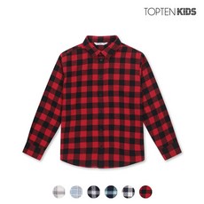 [국내매장 정품] [탑텐키즈] 공용 플란넬 셔츠 A MKC4WC3911 628017