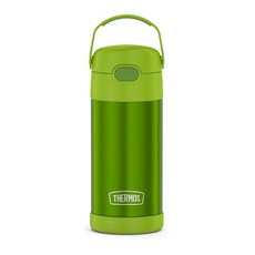 THERMOS FUNTAINER 354.8 ml(12 온스) 키즈 스트로우 보틀 라임/오랜지 281515, 라임