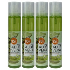 4개)과일나라 알로에베라 모이스처 리얼 수딩젤미스트125ml, 125ml, 4개