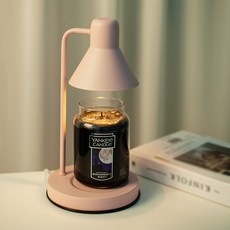 더스윗 모노 캔들워머 + 양키캔들 라지자 + 전구 2p 세트, 핑크, 미드썸머나잇