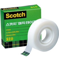 스카치 매직테이프 리필 810R 12mmX18M 3M, 상세설명 참조