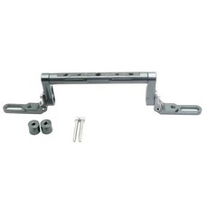 킥보드 오토바이 스태빌라이저 바 다기능 브라켓 부품 레저 튜닝 필수 장비, 2개, 티타늄 밸런스 로드 + 높이 나사 2개