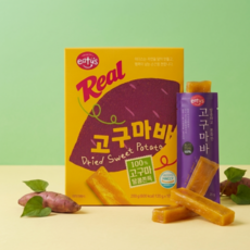[이더스] 100% 국내산 리얼 고구마바 고구마스틱 말랭이, 1박스, 20g