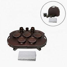 휴대용 성묘 제기세트 14P 원산지 대한민국 야외 접이식 가방 70cm 돗자리 제기잔 젓가락 향로, 단품