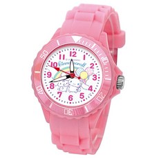 Sanrio 大耳狗兒童卡通手錶 粉紅色可愛造型易讀時標 培養時間觀念 輕巧舒適