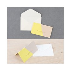 스몽비 미니카드 1set 생일축하카드, 노랑색