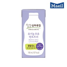 매일유업 상하목장 유기농우유 락토프리 190ml x 12팩, 12개