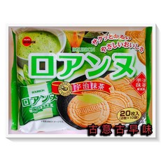 古意古早味 宇治抹茶口味 蘿蔓酥 142g/包 懷舊零食, 1個