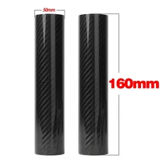 KTM 혼다 야마하 가와사키 스즈키용 탄소 섬유 프론트 포크 가드 랩 커버 160mm 172mm 178mm 202mm 225mm 248mm 260mm, [08] 160mm