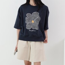 루나샵 그레이플라워 맨투맨