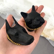 이온캔들 도베르만 불독 차량용 석고방향제 디퓨저, 도베르만 미드썸머나잇, 1개