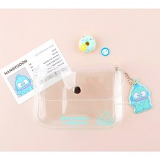 산리오 PVC 투명 카드 지갑 신용 포토 버스 카드 명함 지갑 가챠 파우치